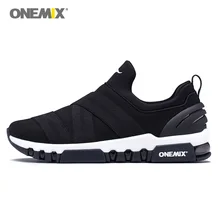 ONEMIX Max-Zapatillas deportivas sin cordones para hombre y mujer, zapatillas de deporte cómodas, calzado deportivo con cojín para caminar al aire libre