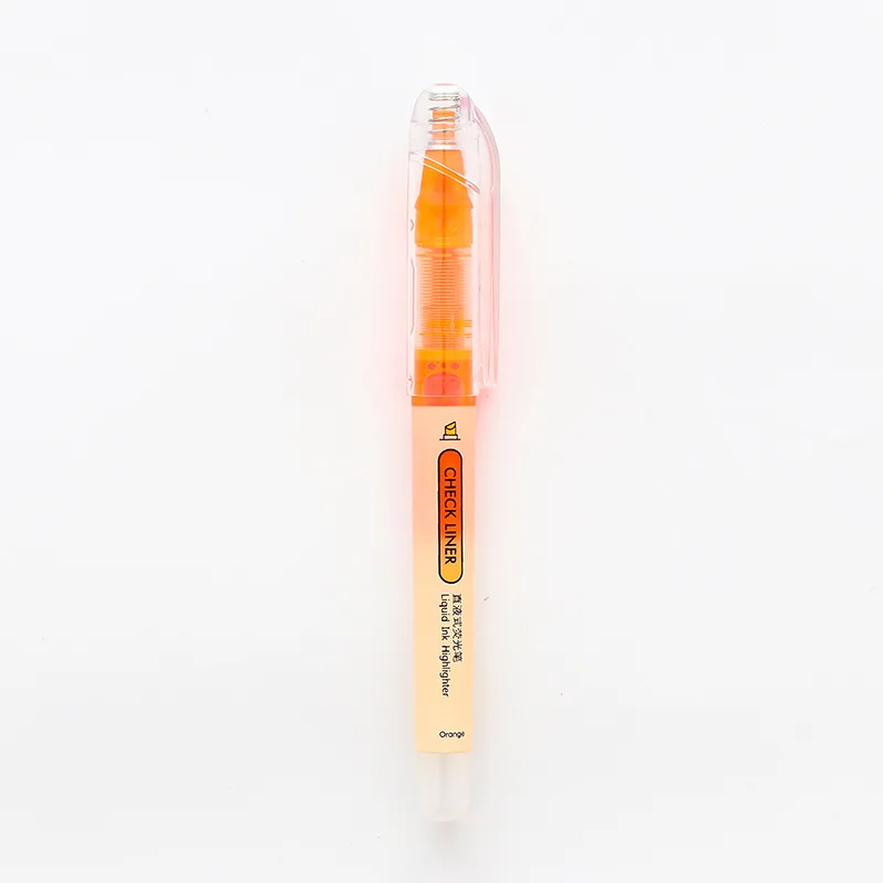 EZONE конфетный Цвет Маркер для выделения текста для детская живопись граффити цветной фокус Марка ручка Рисование Альбом студенческие канцелярские принадлежности - Цвет: Оранжевый