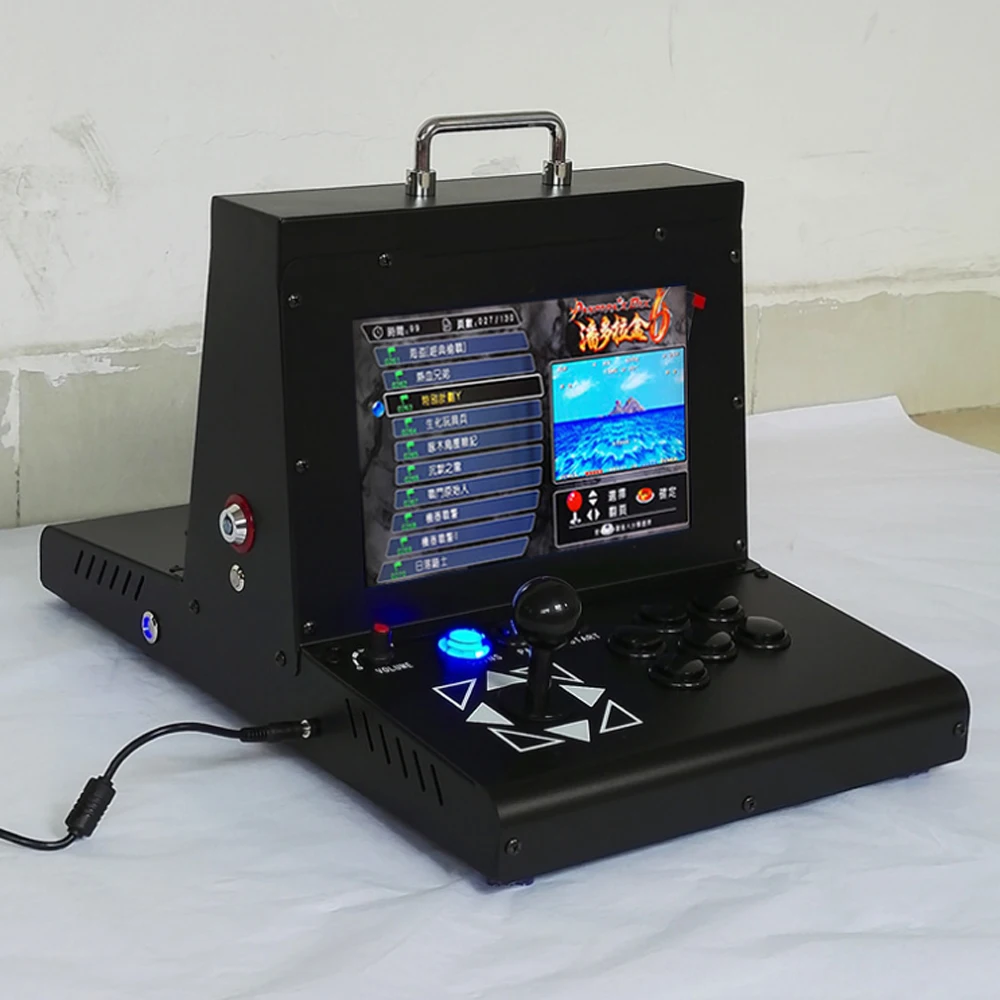 1300 in 1 pandora box 6 fighting machine arcade back to back double LCD