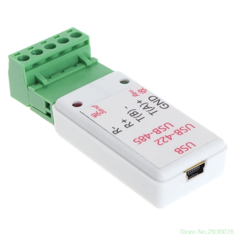 

New 2 In 1 USB To RS422 & RS485 Converter Adapter With CH340T Support 64b Win7 Linux Drop Ship 11