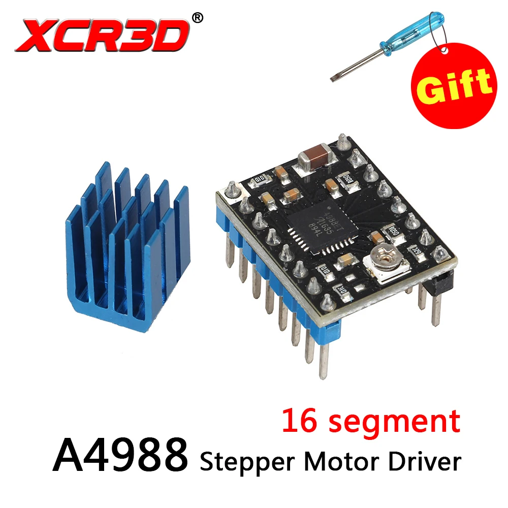 

XCR3D Upgrade stable edition MKS A4988 Stepper Motor Driver 4-layer substrate ultra quiet driver Controll 16 Subdivisions