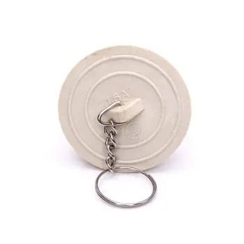 

Rubber Bathtub Sink Wash Basin Plug Stopper--Off-White