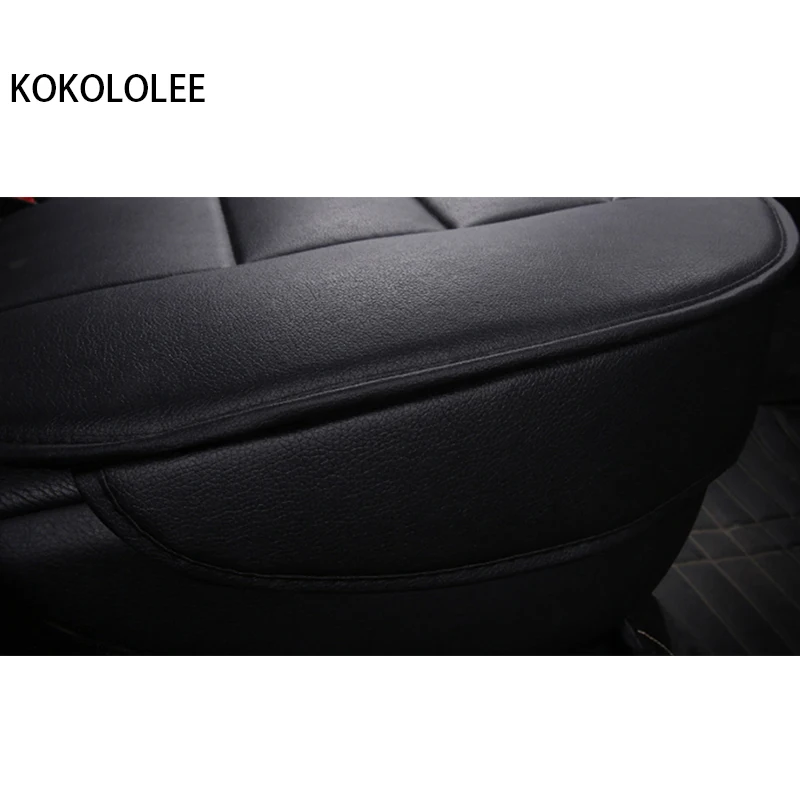 [kokololee] pu Leather Car seat cover For lada bmw e36 suzuki grand vitara kia rio 3 solaris skoda rapid yeti rx 570 car-styling