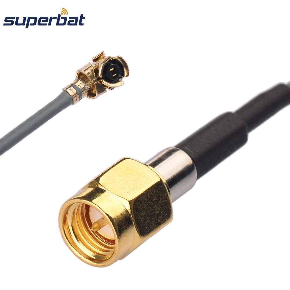 Superbat Pigtail кабель IPX/u. fl к SMA штекер Pigtail 15 см 50 Ом 1,13 мм кабель для беспроводной