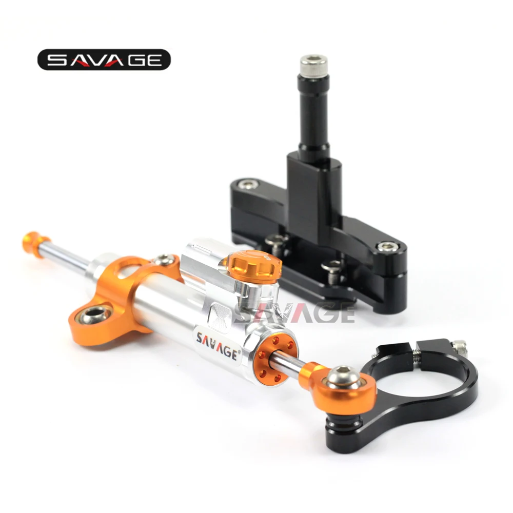 

For HONDA CBR 650F CBR650F 2014-2017 15 16 Motorcycle Steering Damper Stabilizer Adjustable Linear with Bracket Kit