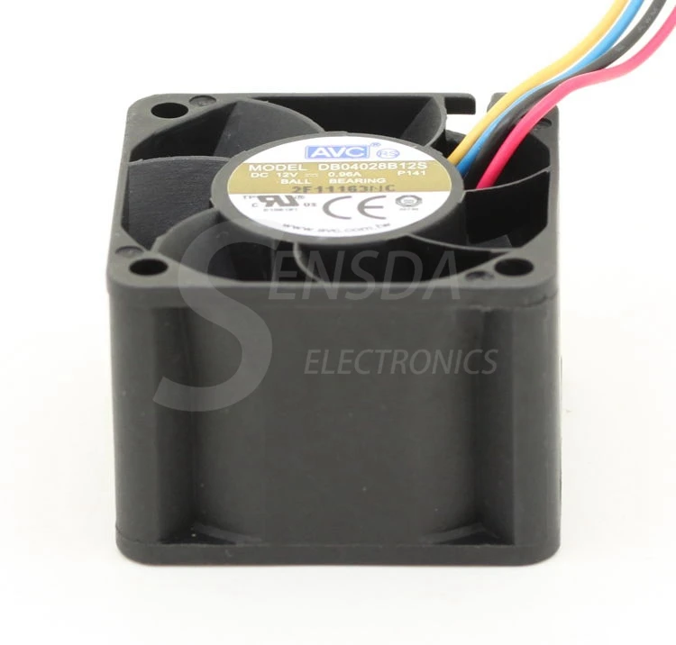 Для AVC DB04028B12S P141 DC 12V 0.96A 40 мм корпус сервера cpu вентилятор охлаждения компьютера