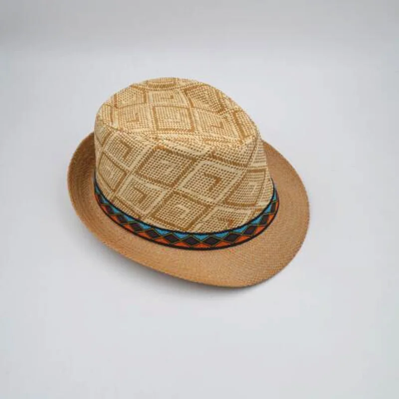 Лидер продаж унисекс Для женщин Для мужчин модные летние Повседневное Мода пляж Солнце Соломенная Панама Джаз Шляпа Ковбойская шляпа от