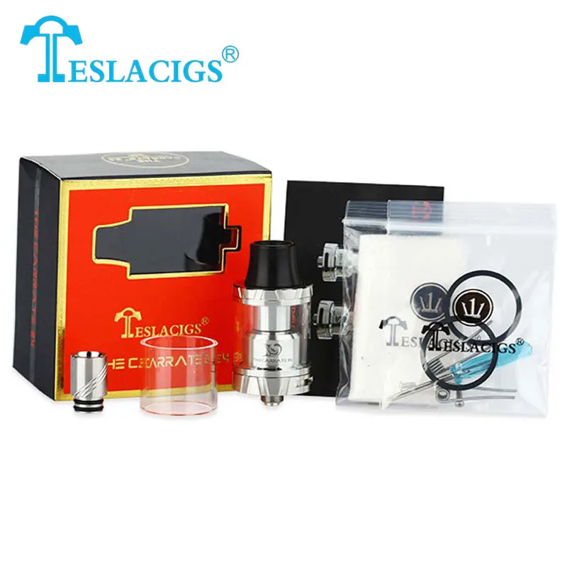 

Original Tesla The Carrate 24 RTA Atomizer 2.5ml Top Filling Electronic Cig Rebuildable Tank 2.5ml Atomizer Carrate Tank