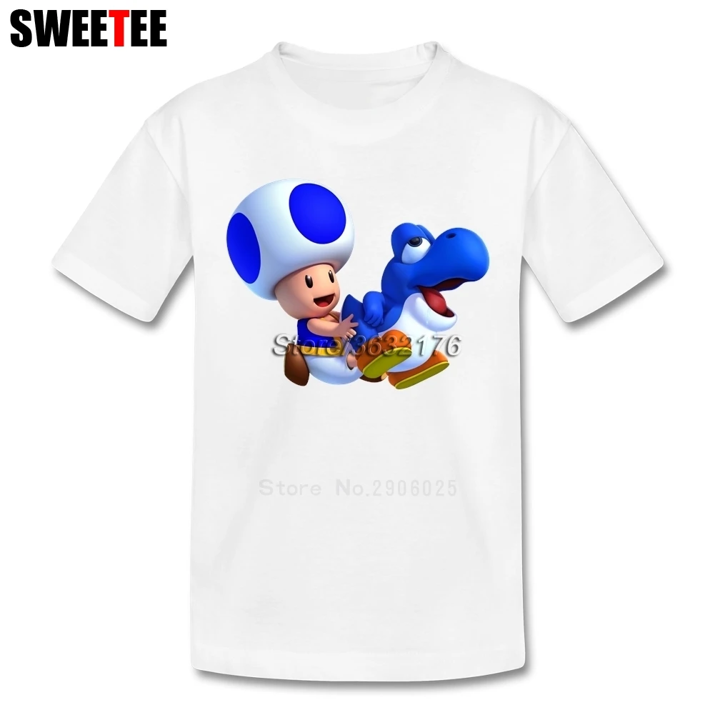 Super Mario Shirt Children T Shirt Infant 100 Cotton Round Neck Kid