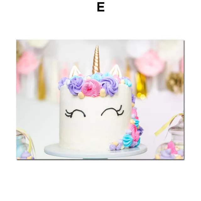 Ice-Cream-Macaron-Unicorn-Cake-Wall-Art-Canvas-Painting-Posters-And-Prints-Wall-Pictures-For-Kids.jpg_640x640 (4)