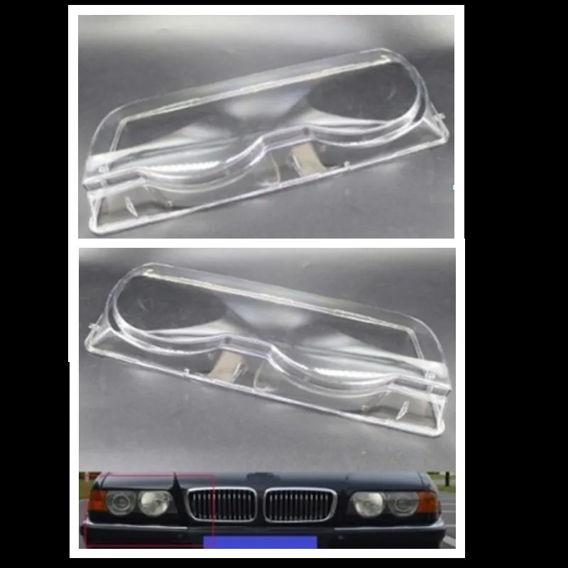 Для BMW E38 1999-2001 2 шт. прозрачный левый и правый Рассеиватель фары крышка линзы для фары корпус сменная часть