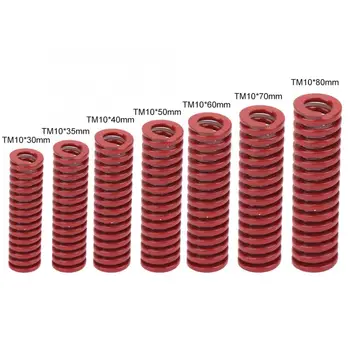 

2pcs OD 10mm ID 5mm High Accuracy Steel Red Medium Load Mould Die Spring spring bar tool