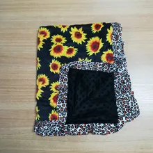 Образец рюшами Подсолнух детское одеяло змея зубчатая детская обертка леопардовая Крышка для душа подарок для ребенка DOM1061310