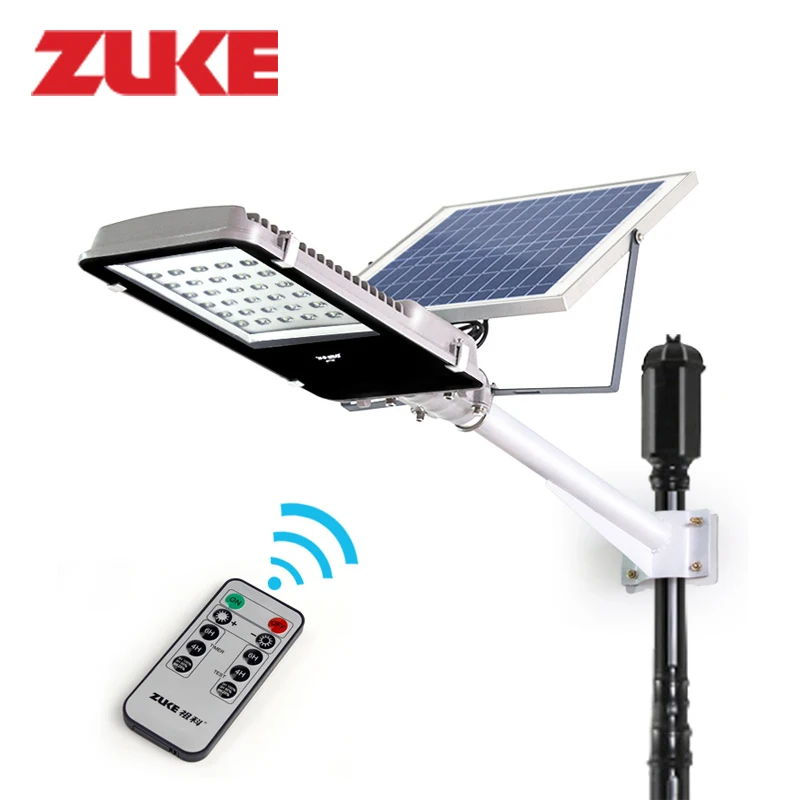 Remote Control Street Light 20W Solar Panel Powered30 LEDs Outdoor Garden Path Wall Emergency