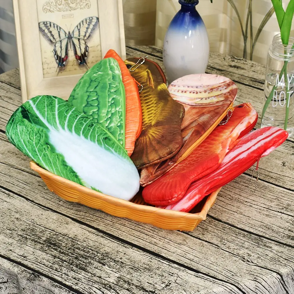 Забавная креативная ферма фрукты овощи рыбка Карандаш Чехол большой ящик для хранения Органайзер для школьные принадлежности для детей пенал подарочная коробка