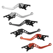 Одна пара Регулируемый Мотоцикл с ЧПУ рычаги тормоза сцепления модификация для Yamaha Honda Универсальный