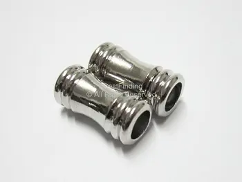 

6mm Magnetic clasp Rhodium plated Round clasp Strong magnet clasp