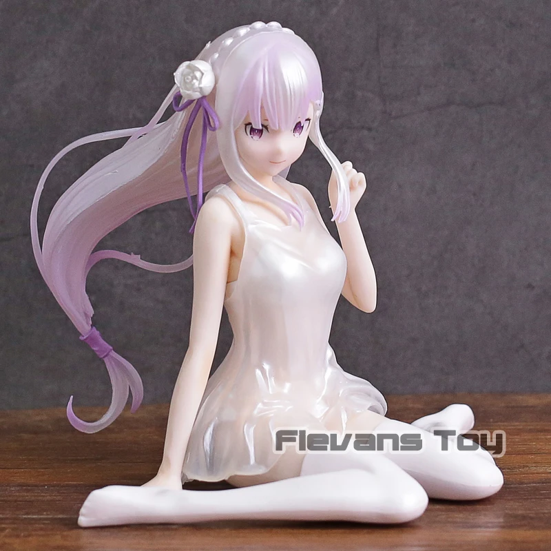 Re:ZERO Start Life In other World Rem / Ram Emilia Pyjamas Ver. Коллекционная модель игрушки из ПВХ|Игровые