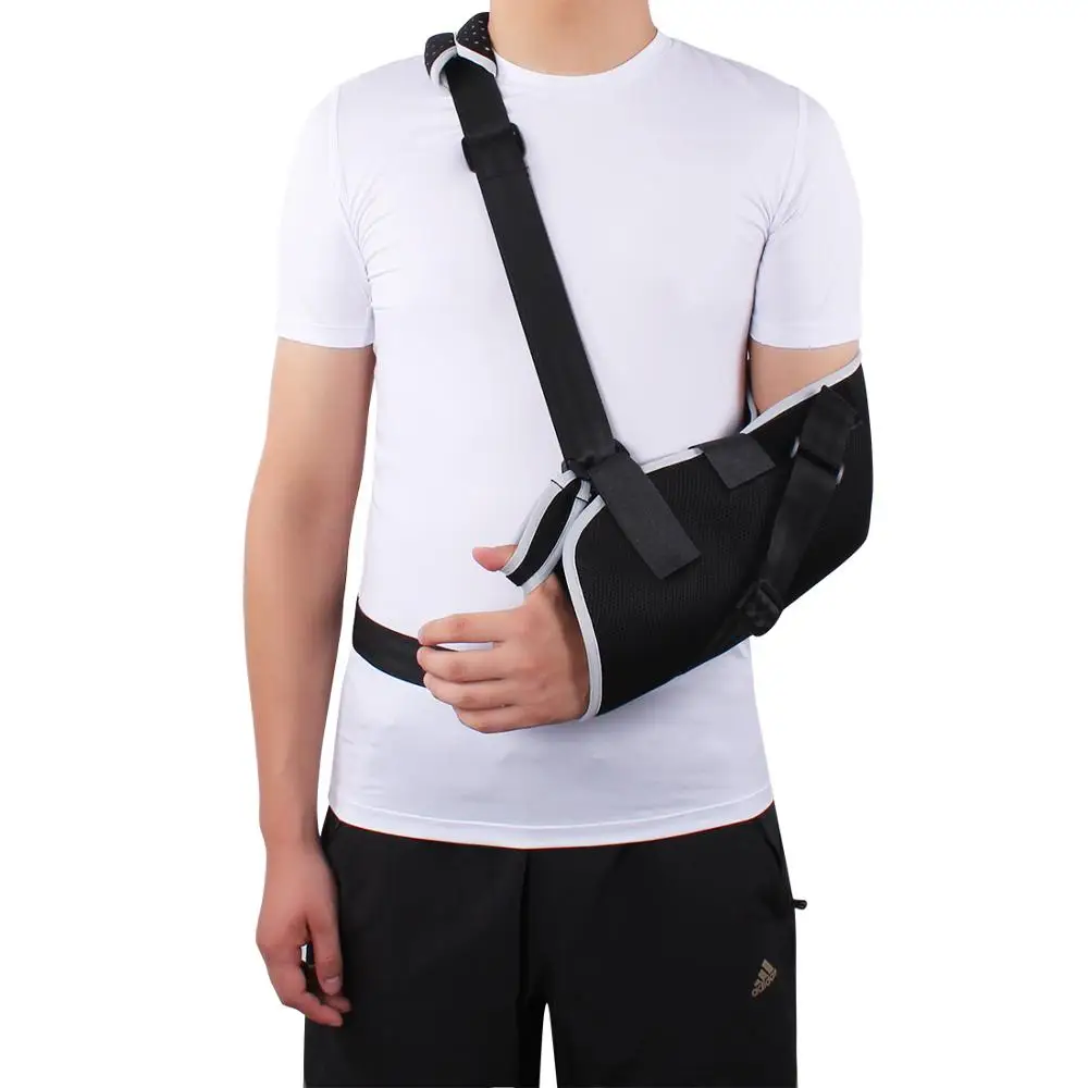 Lago Universal Arm Sling Support Shoulder Elbow Belt Adjustable Breathable Medical Clavicle Fracture Surgery Dislocation Broken | Красота и