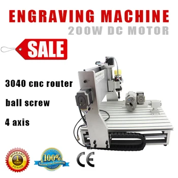 

110V 220V 4 axis Mini CNC AM3040 Engraver carving Engraving Router machine