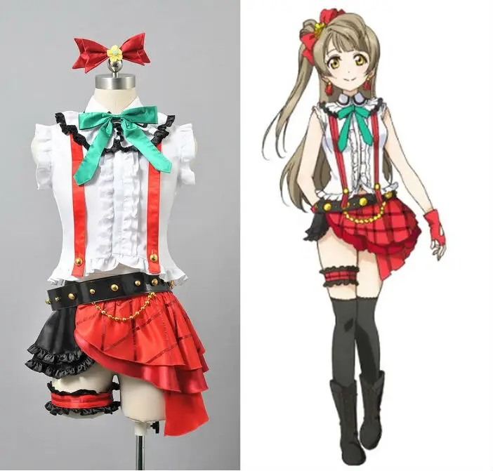 New Free Shipping Love Live Minami Kotori Stage Outfit font b Cosplay b font Costumes