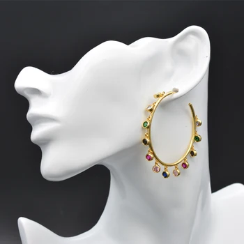 

Simple fashion big round earrings For Women fashion Jewelry