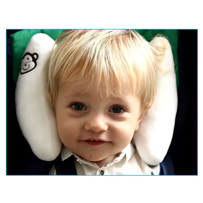 23cm Baby Banana Pillow Infant Kids Cute Soft Head Neck Protection Pillow Car Seat Safety Plush Pillow Mobile Phone Straps