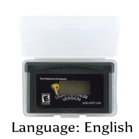 

32 Bit Video Game Cartridge Pokemonn Light Platinum Console Card US Version English Language Support Drop Shipping