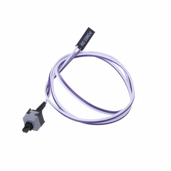 

PC Computer Desktop Reset Cable Cord ATX Power On Supply Switch Connector Cables 48cm