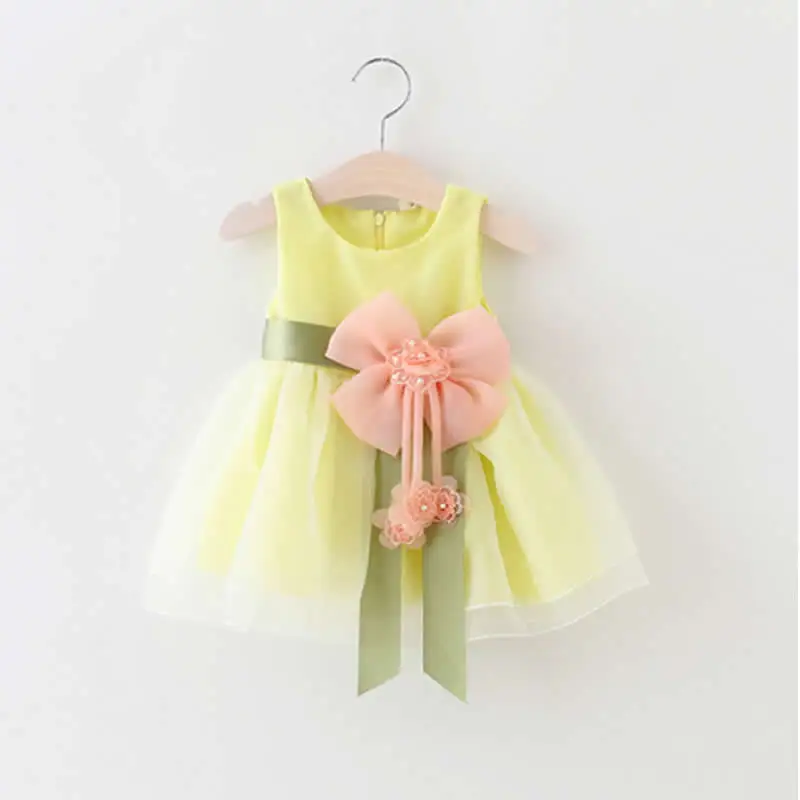 

Girls Dress Summer New Baby Girl flower Romper Kids dress Princess flower Toddler dressing infantil