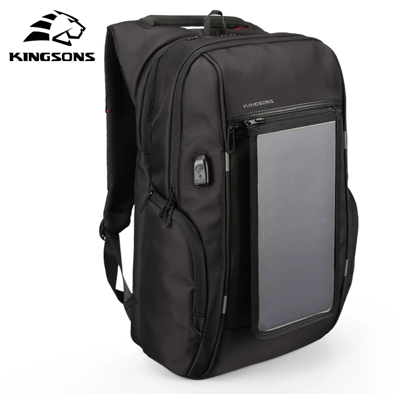 Здесь продается  LGFM-Kingsons Solar Panel Backpacks 15.6 inches Convenience Charging Laptop Bags for Travel Solar Charger Daypacks  Спорт и развлечения