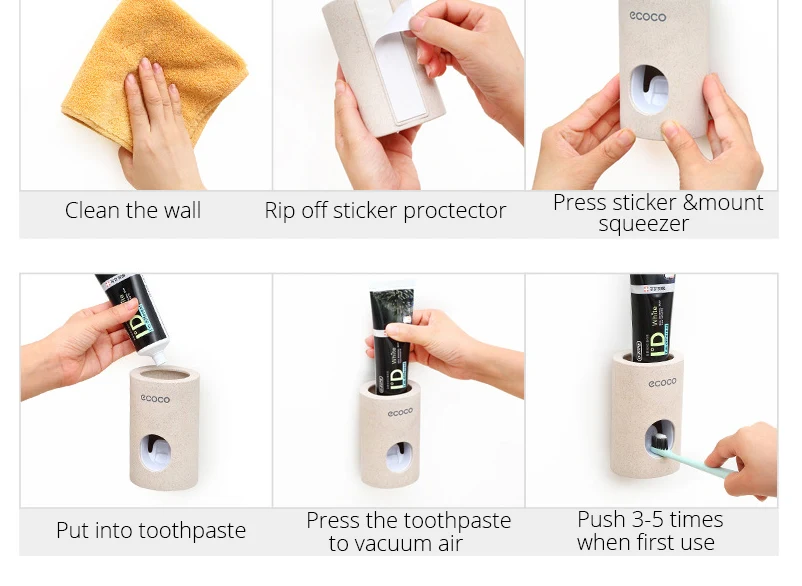 BR полностью автоматическая соковыжималка для зубной пасты настенный моющийся соковыжималки для зубной пасты вакуумный пресс Универсальный дозатор для детей