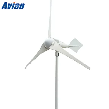 

1000W 24/48V AC wind turbine wind genearator with 3pcs or 5pcs fiber glass reinforced plastics blade CE Rohs approved
