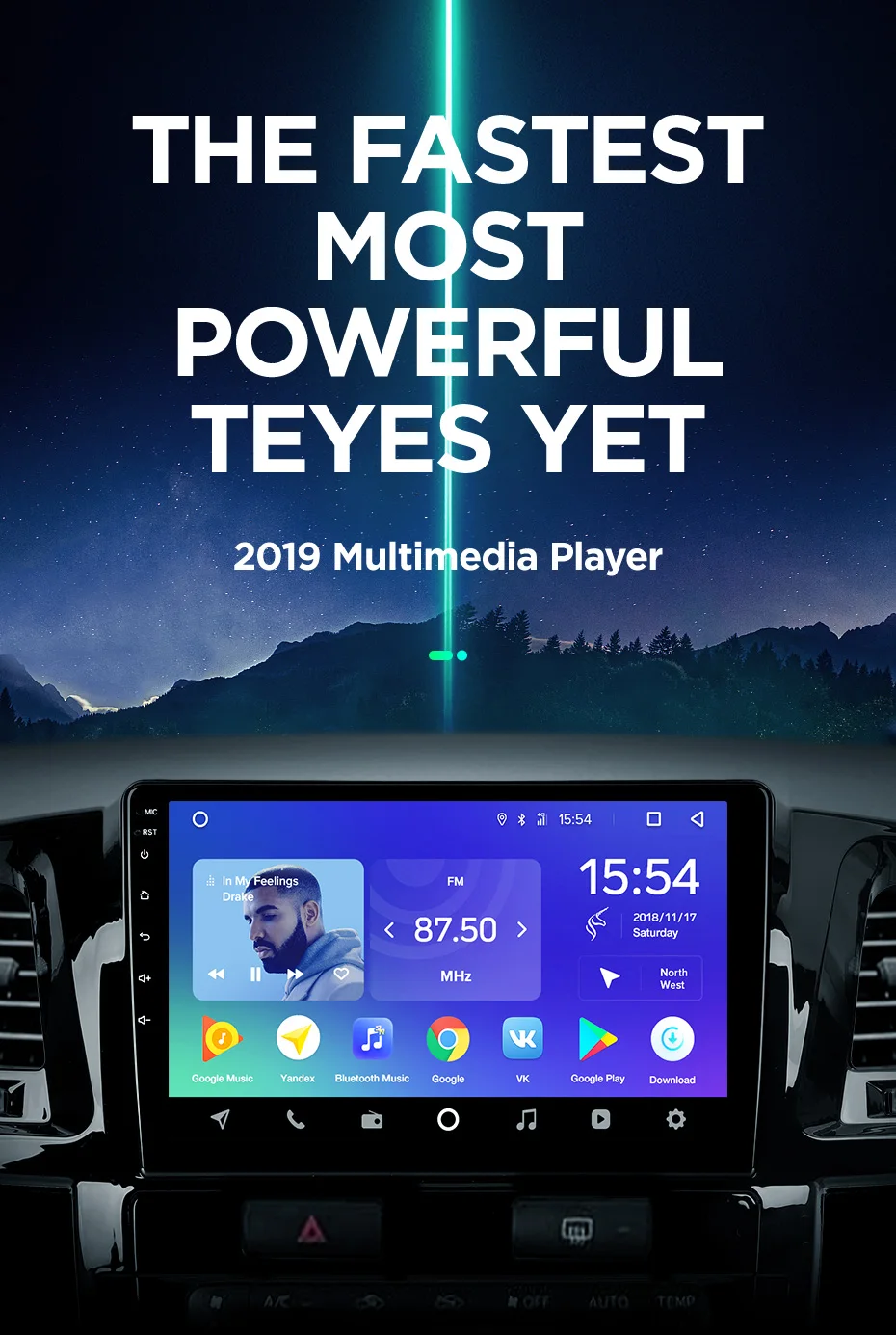 Excellent TEYES SPRO For Toyota Fortuner 2008-2014 Car Radio Multimedia Video Player Navigation GPS Android 8.1 Accessories Sedan No dvd 2 2