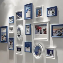 16 шт./компл. украшения дома DIY фото наборы фото-рамок для стены огромная рамка для семейной фотографии Европа стиль наборы фото-рамок наличие картины