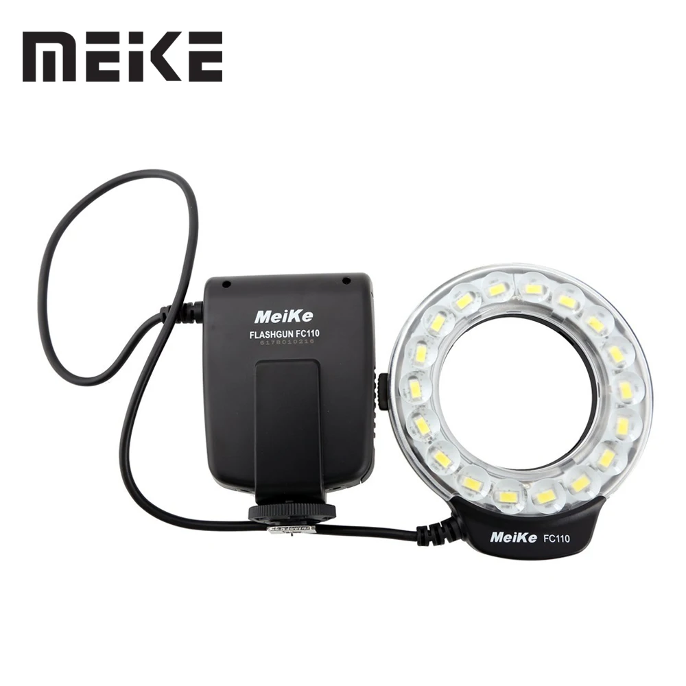 Meike FC 110 LED Macro Ring Flash Light For Canon EOS 5D Mark II III 6D