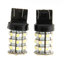 POSSBAY 2 предмета 60SMD T20 1210 куполообразный индекс Автомобильный светодиодный светильник Клин для лампочек белый свет DC12V