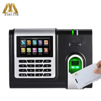 

3inch TFT Color Screen Fingerprint Time Attendance Machine X628-C With RFID Card Time Attendance Reader