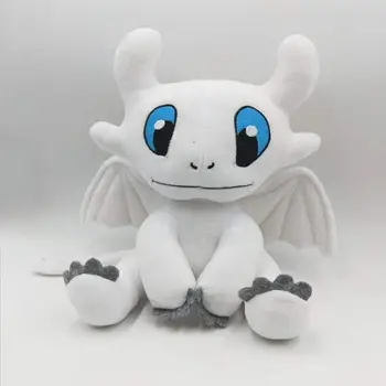 

25 cm /19.5 cm How to Train Your Dragon 3 /Detective Pikachu Plush Toy Toothless Light Fury Soft White Dragon Stuffed Doll