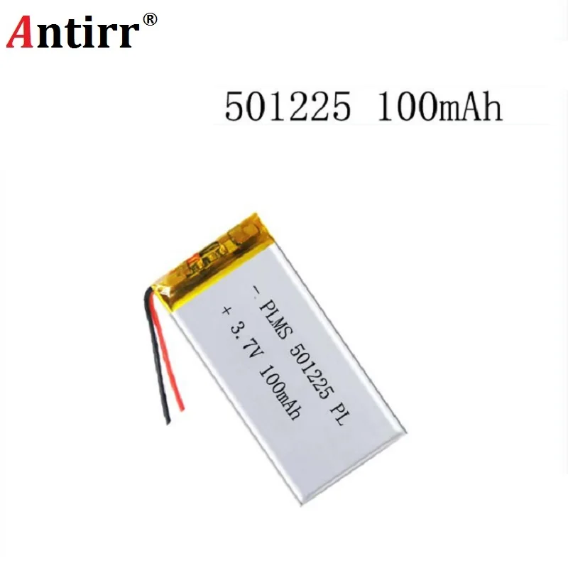 Компактная литий-полимерная батарея 501225 511124 501025 3 7 в 100 мАч для цифровых продуктов