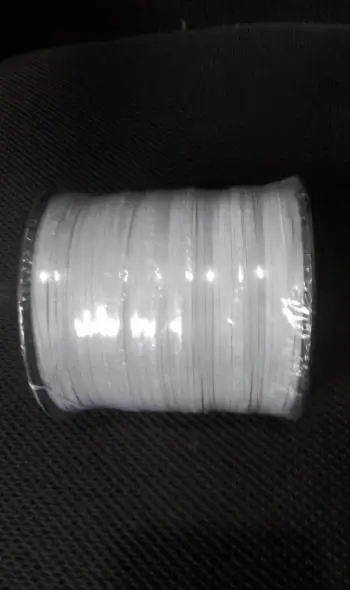 

1.0mm 2000m/roll Normal Light Double Parties Reflective Thread For Weaving