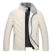 Мужская куртка из натуральной кожи с воротником из натурального меха норки, мужская куртка-пуховик из овечьей кожи, P-13-1462 MY723