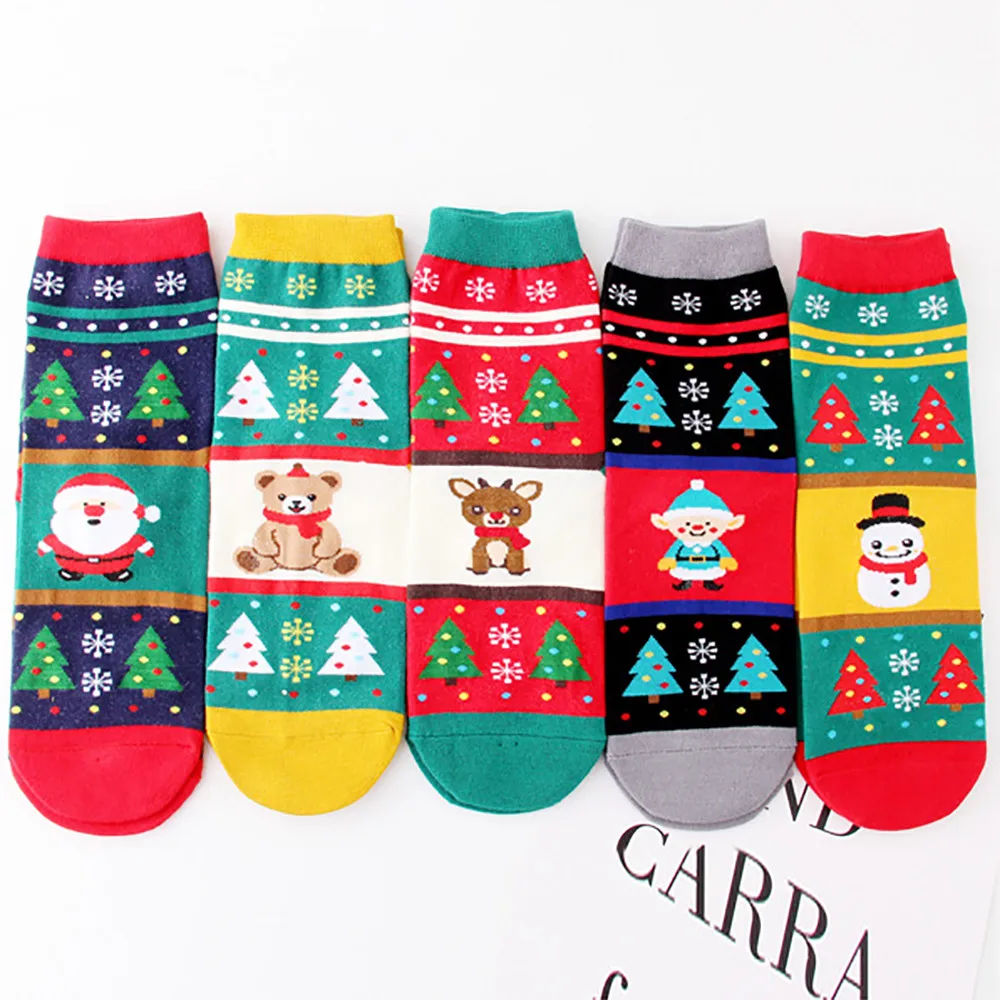 overalls children's Autumn winter baby clothes socks for girls boys Christmas Casual Cute Cotton Soft Breathable Warm Socks
