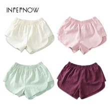 INPEPNOW Шорты для маленьких девочек и мальчиков, детские шорты кальсоны, г. Летние хлопковые детские пляжные штаны плавки, одежда DK-CZX36