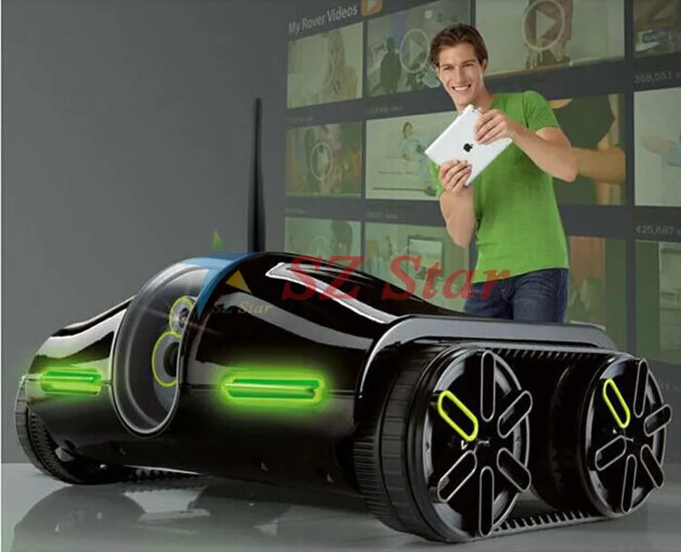 Brookstone Rover 2.0 spy tank car phone Android iOS remote control