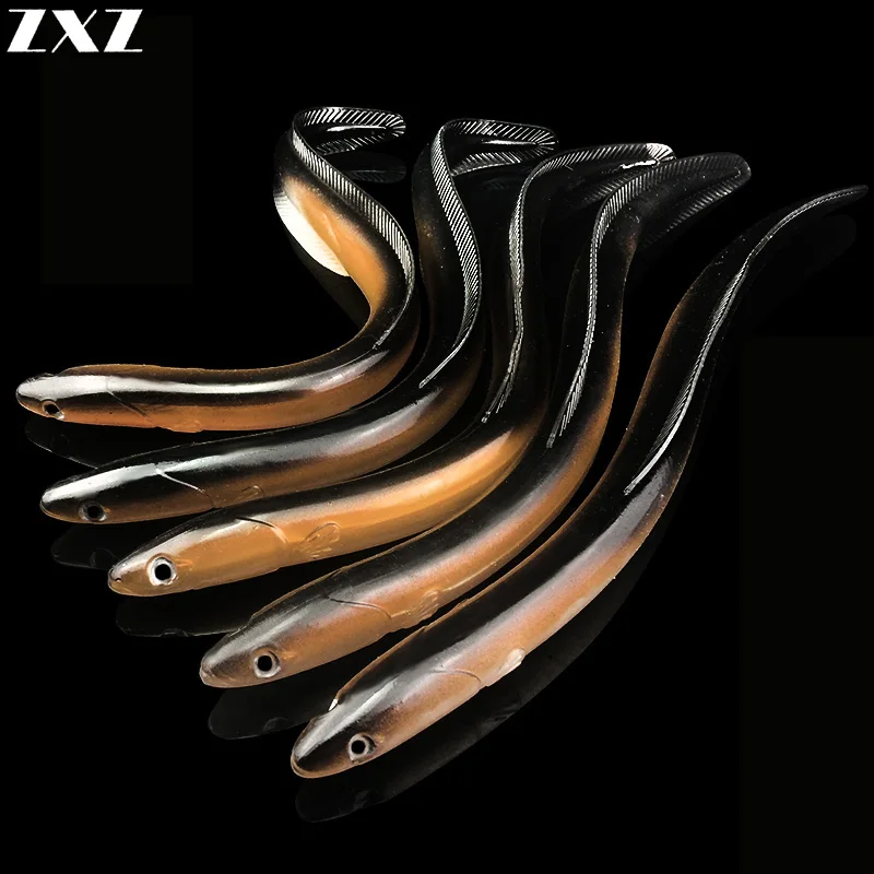 

Big Durable Fish Soft Eel Lure 30cm 58g Lifelike Bait Wobblers Artificial Bait Sea Spinner Fishing Lure Swimbait Fish Carp Bass