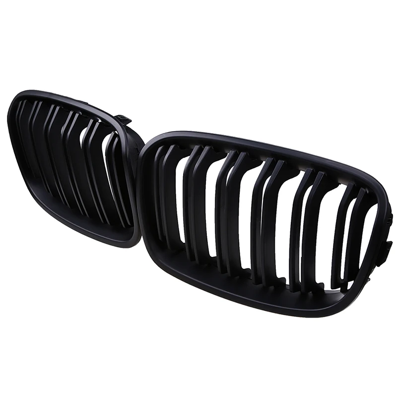 POSSBAY крышка автомобиля матовый черный передняя решетка Гонки Грили, пригодный для BMW 1 серии F21 3 двери 2012/2013/2014/2015 предварительно facelift решетка