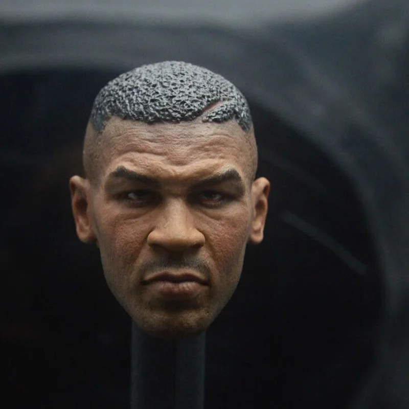 MIKE TYSON PUGILE Figura da Collezione Giocattolo Modello con 3 TESTA SCOLPIRE Action Figure