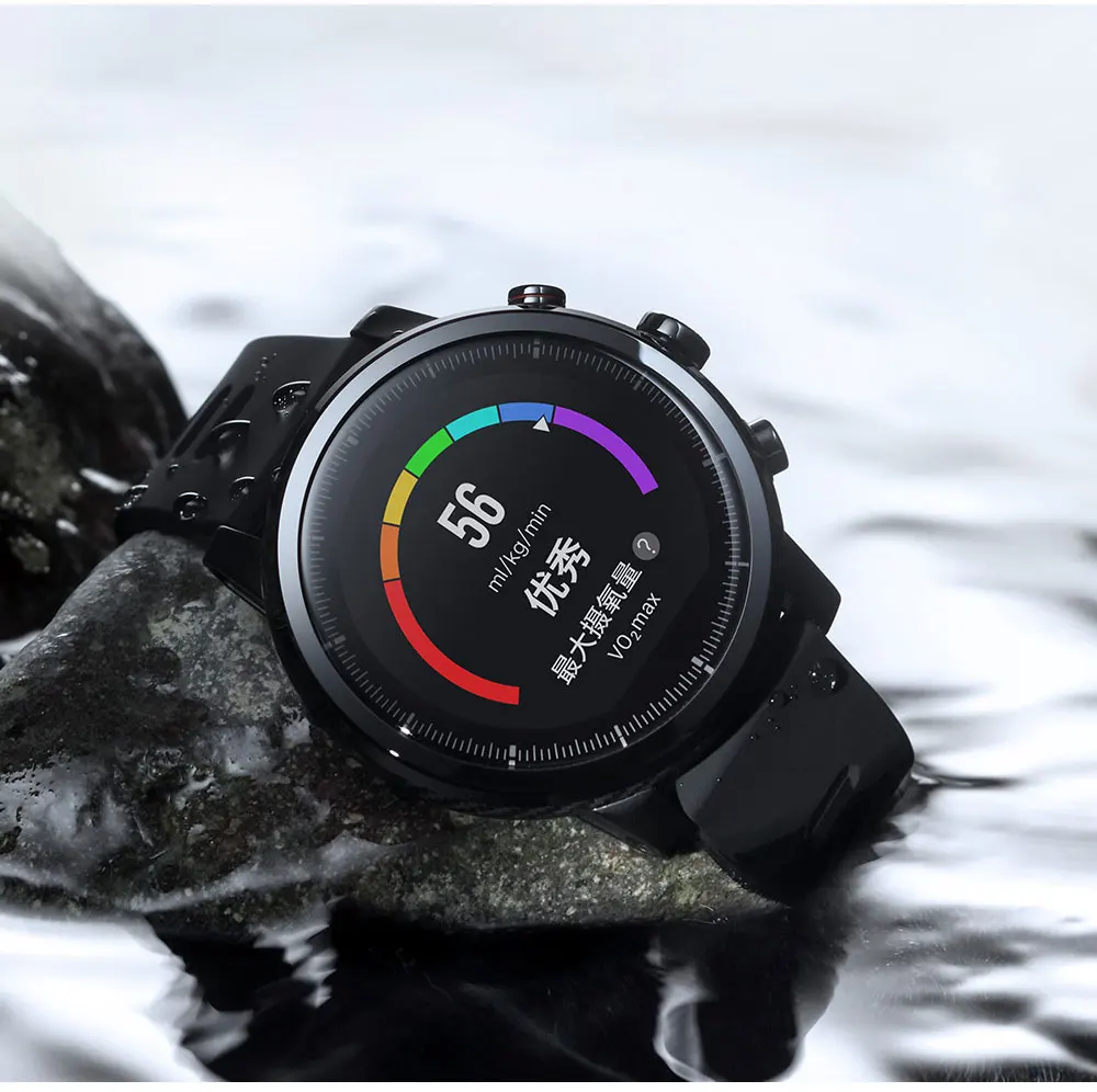 Amazfit Смарт часы Stratos 2 Xiaomi mi Hua mi спортивные умные часы английская версия с gps PPG пульсометром 5ATM водонепроницаемый