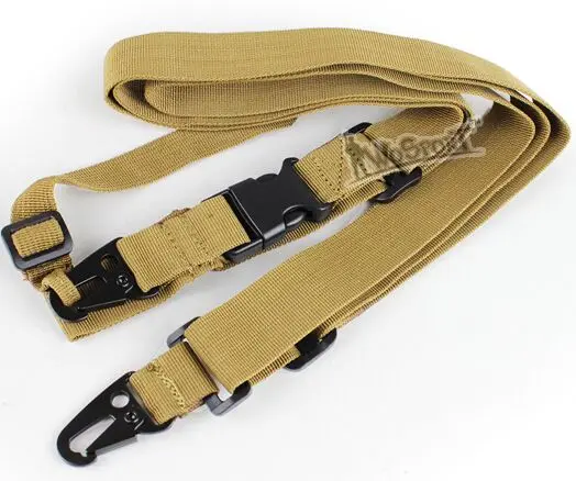 

3 Point Rifle Sling Adjustable Durable Tactical Bungee Sling Swivels Airsoft Hunting Accessories Gun Strap